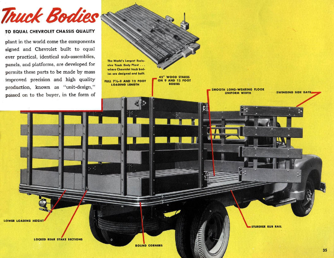1954 Chevrolet Trucks Brochure Page 25